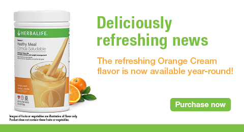 Deliciously Refreshing News Formula 1 ORANGE CREAM is now available year-round